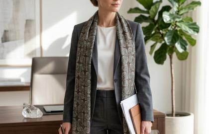 How to Wear a Silk Scarf as a Top