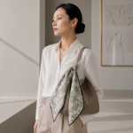 Verdant Reverie Silk Scarf