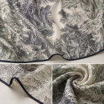 Verdant Reverie Silk Scarf