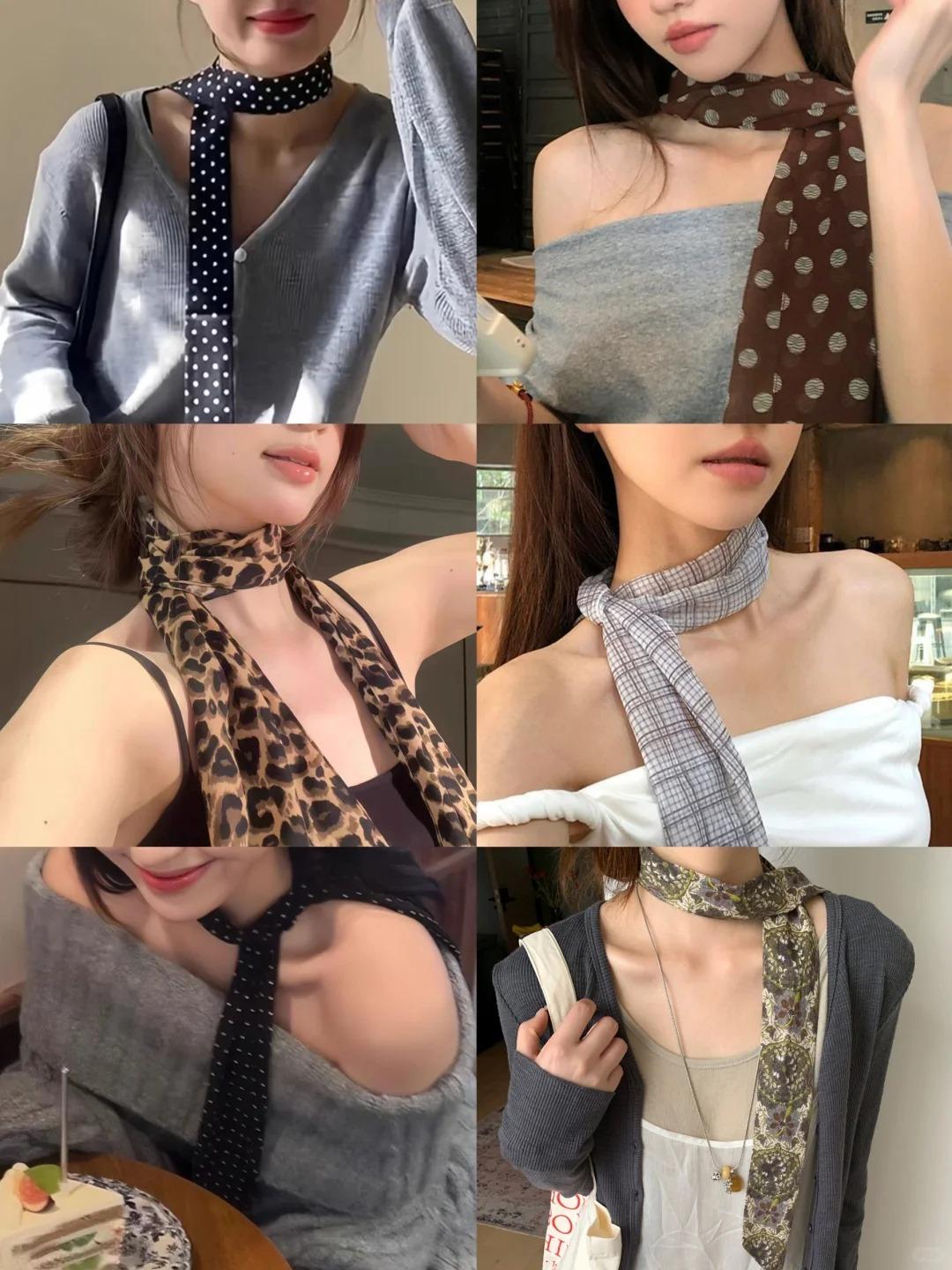 Different scarf fabrics